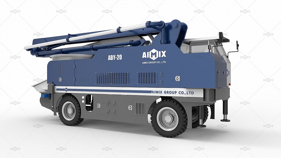 mobile concrete pump